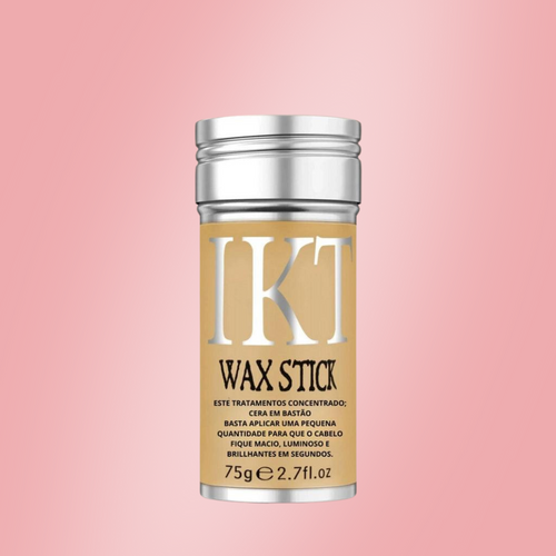 Cera em Bastão Wax Stick: Cabelo Penteado e Livre de Fizz